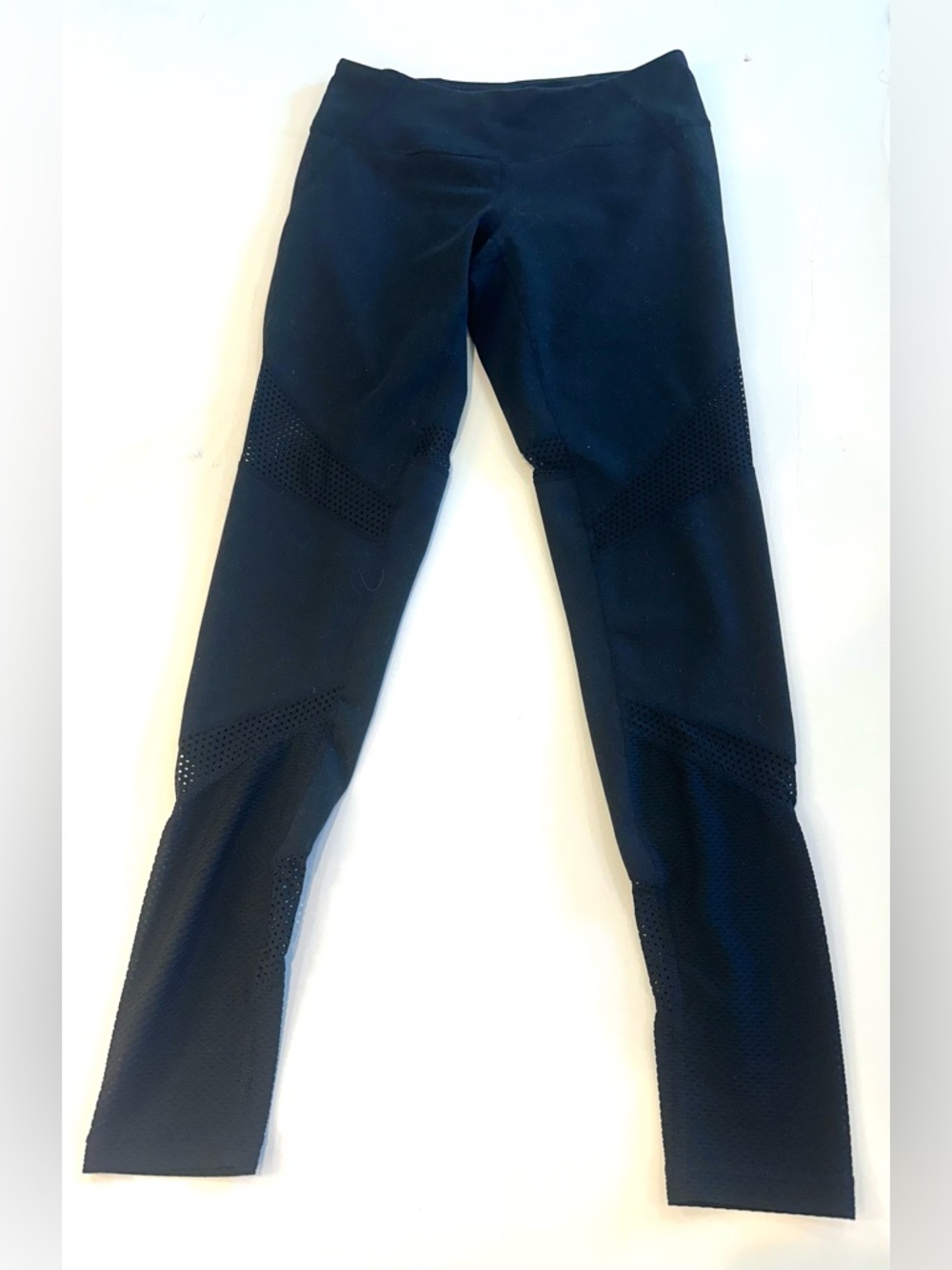 Zella Black Performance Leggings with Interior Logo